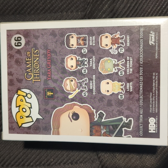 Funko Pop Yara Grey Joy 66 Game of Thrones New Sealed - Picture 2 of 3